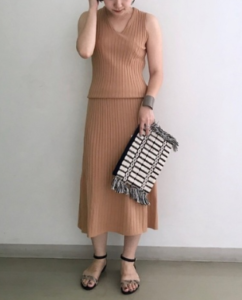 アンクルストラップサンダルの30代女性向けコーディネートに関する参考画像