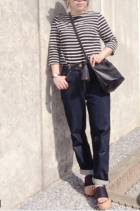 サボサンダルの30代女性向けコーディネートに関する参考画像