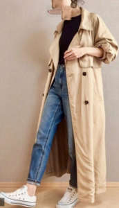 スプリングコート ベージュ のおすすめレディースコーデは 着こなし方を30代女性向けに紹介 ファッションコクシネル