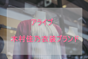 アライブ木村佳乃の衣装ブランドに関する参考画像