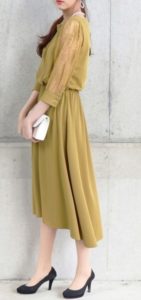 2次会のおすすめワンピースコーデに関する参考画像