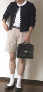 ショートパンツとバレエシューズのコーデに関する参考画像