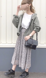 春アウターのコーデに関する参考画像