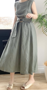 21年春 リネンワンピースの人気色別コーデや組み合わせ トレンドカラーも30代レディース向けに紹介 ファッションコクシネル