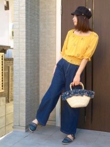 2020夏向けエスパドリーユ緑・グリーンコーデに関する参考画像