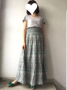 2020夏向けエスパドリーユ緑・グリーンコーデに関する参考画像