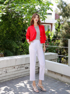 21年夏 レディースサマージャケットの人気色別コーデや組み合わせ トレンドや30代女性向けの合わせ方 ファッションコクシネル