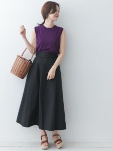 2020夏向けジュートサンダル茶・ブラウンコーデに関する参考画像