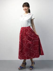 2020夏向けジュートサンダル青・ブルーコーデに関する参考画像