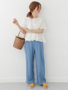 2020夏向けジュートサンダル黄色・イエローコーデに関する参考画像