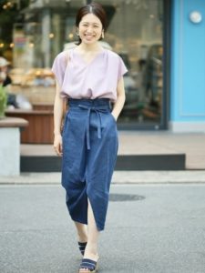 2020夏向けエスパドリーユ青・ブルーコーデに関する参考画像