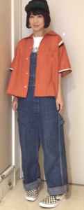 ボーリングシャツの春コーデに関する参考画像
