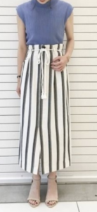 サマーニットの春夏コーデに関する参考画像