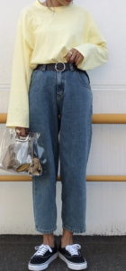 カットソーの春コーデに関する参考画像