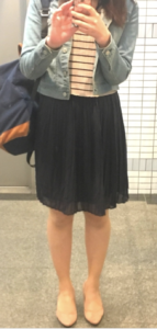 ヒールパンプスの色別コーデに関する参考画像
