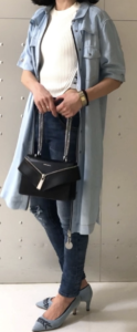 ヒールパンプスの色別コーデに関する参考画像