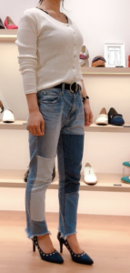 ヒールパンプスの色別コーデに関する参考画像