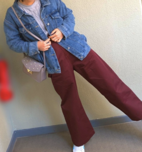 カーゴパンツの春向けコーデに関する参考画像
