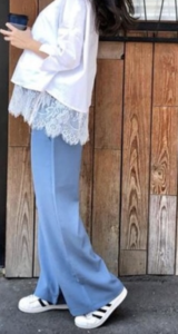 マタニティパンツの色別コーデに関する参考画像