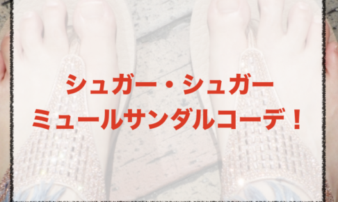 シュガー・シュガーのミュールサンダルコーデに関する参考画像