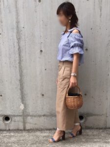スストラップサンダルの人気色別コーデ