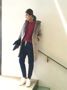 【2020年秋】スウェットパンツの30代レディース向け色別流行コーデの参考画像