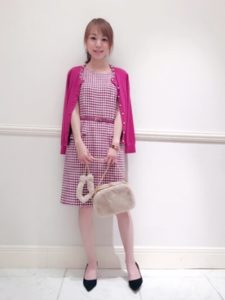 品質保証 ツイードワンピカーディガン ひざ丈ワンピース Cohfh Org