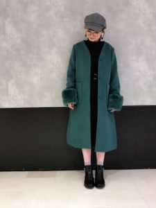 【2020年秋】ファーコートの30代レディース向け色別流行コーデの参考画像