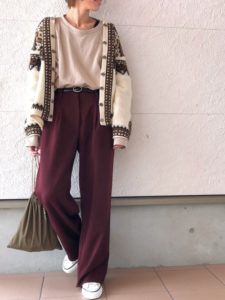 21年秋 カウチンセーターの30代レディース向け色別流行コーデ 女性のおすすめ着こなし方 ファッションコクシネル
