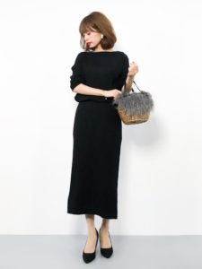 21年秋 ニットワンピースの30代レディース向け色別流行コーデ 女性のおすすめ着こなし方 ファッションコクシネル