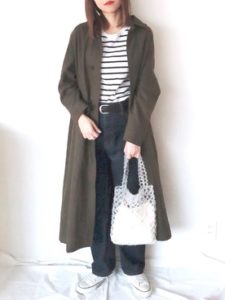 21年秋 ステンカラーコートの30代レディース向け色別流行コーデ 女性のおすすめ着こなし方 ファッションコクシネル