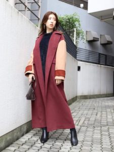 【2020年秋】チェスターコートの30代レディース向け色別流行コーデの参考画像