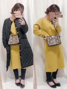 年秋 ニットワンピースの30代レディース向け色別流行コーデ 女性のおすすめ着こなし方 ファッションコクシネル