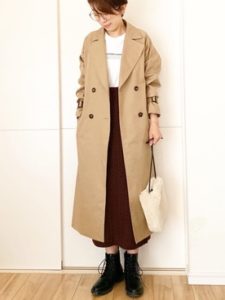 21年秋 トレンチコートの30代レディース向け色別流行コーデ 女性のおすすめ着こなし方 ファッションコクシネル