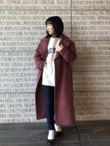 【2020年秋】チェスターコートの30代レディース向け色別流行コーデの参考画像