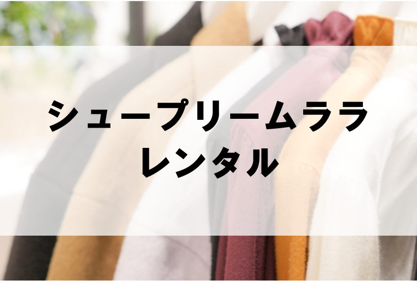 シュープリームララのドレスレンタルに関する参考画像
