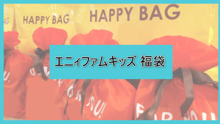 エニィファムキッズ福袋の中身ネタバレに関する参考画像