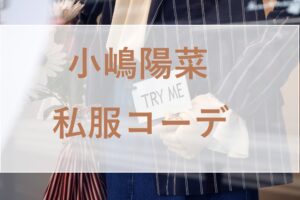 小嶋陽菜の私服コーデや愛用ブランドに関する参考画像