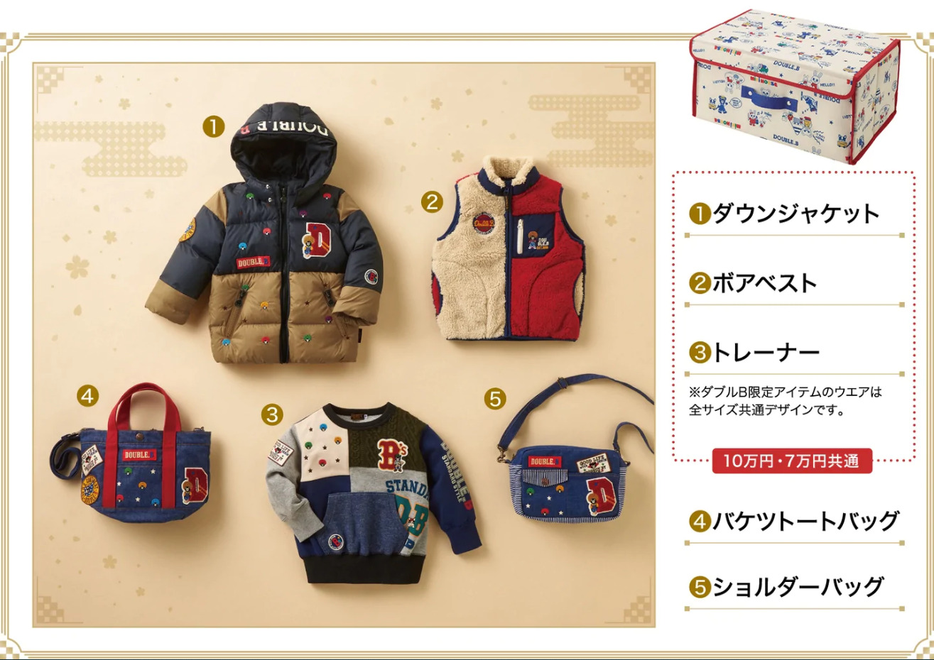 ダブルB福袋記事に関する参考画像