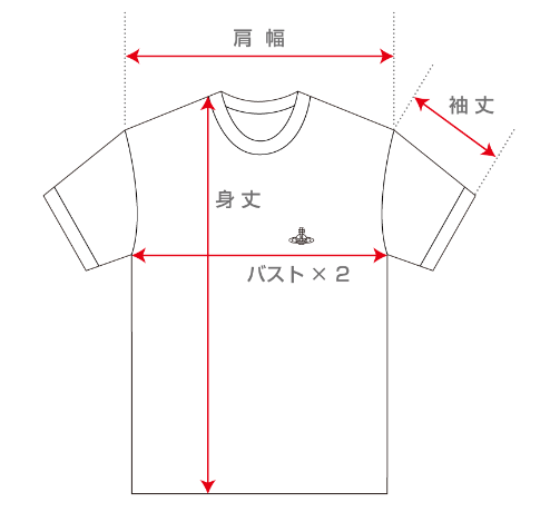 ヴィヴィアンウエストウッドのサイズ感やイメージに関する参考画像