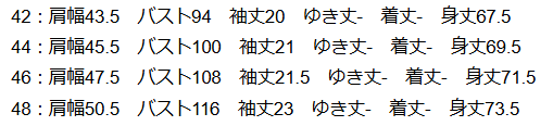 ヴィヴィアンウエストウッドのサイズ感やイメージに関する参考画像